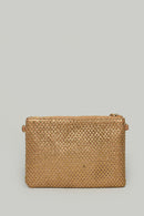 Gold Knitted Fabric Women's Portfolio | Derimod