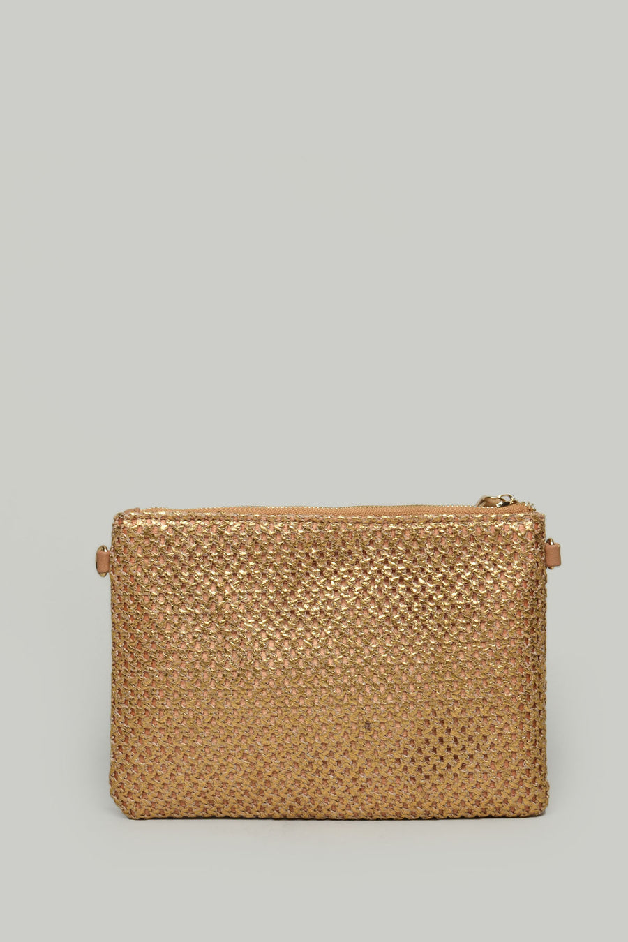 Gold Knitted Fabric Women's Portfolio