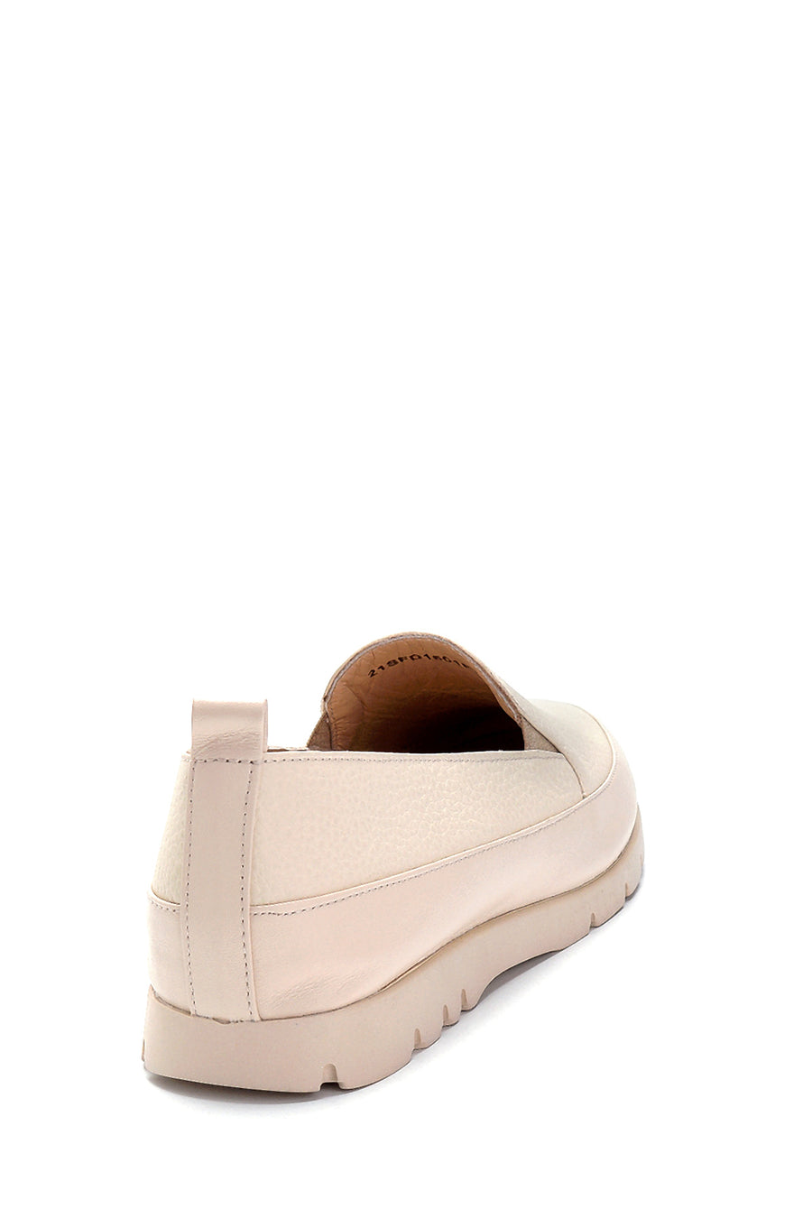 Women's Leather Glitter Detailed Loafer