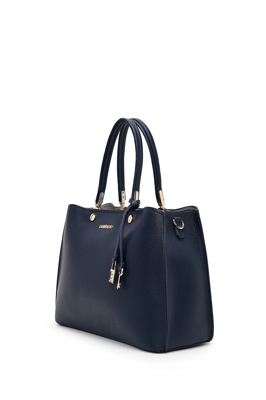 Women's Navy Blue Long Strap Classic Handbag