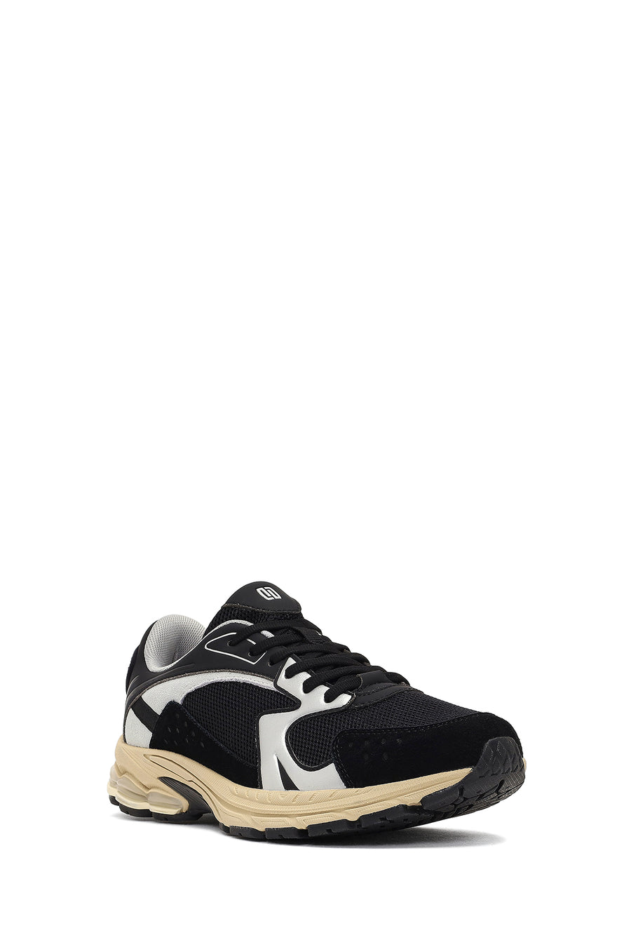 Derimod Studio Men's Black Lace-Up Thick-Soled Sneaker