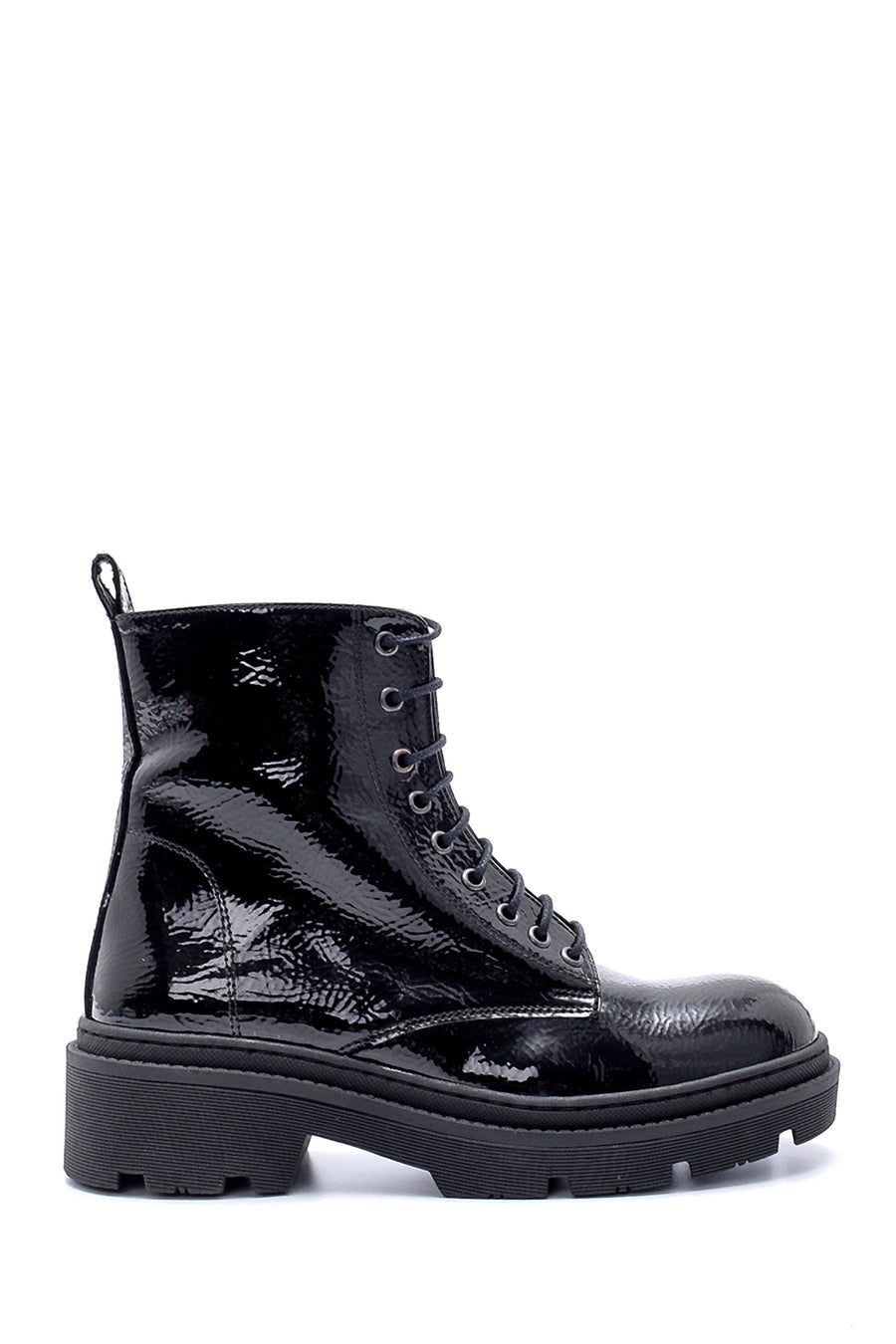 Women's Patent Leather Boots 20WFE285116 | Derimod
