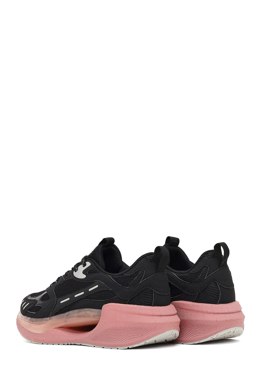 Derimod Studio Women's Black Lace-Up Thick-Soled Sneaker