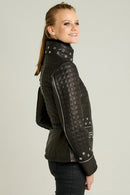 Anabella Women's Leather Jacket | Derimod