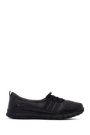 Kadın Siyah Deri Comfort Loafer | Derimod