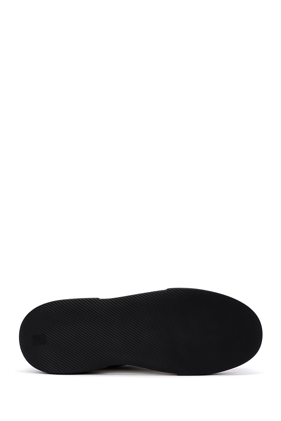Men's Black Thick Sole Leather Casual Chelsea Boots