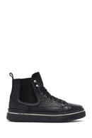 Men's Black Lace-Up Leather Sports Boots | Derimod