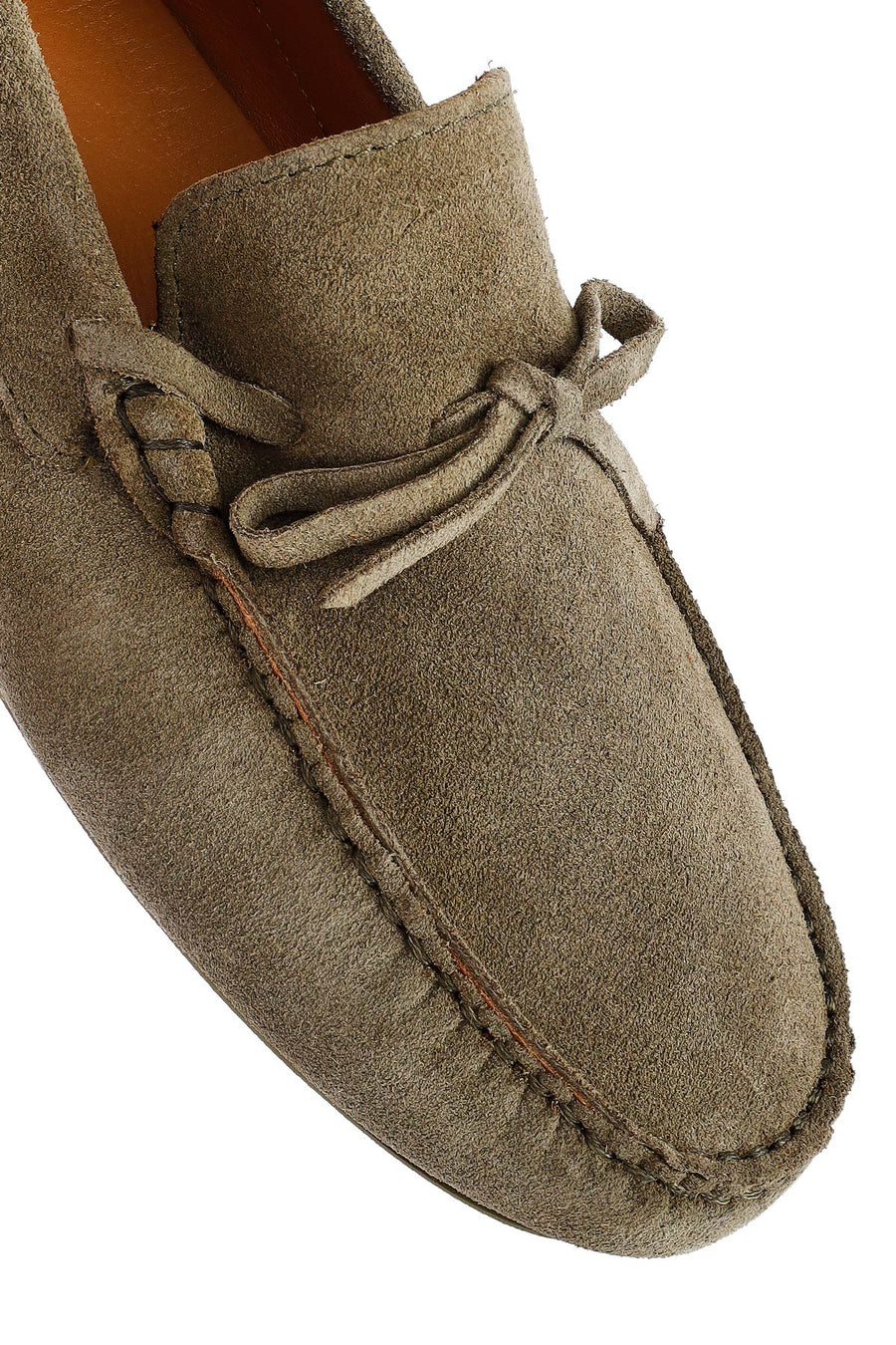 Men's Khaki Suede Leather Loafer