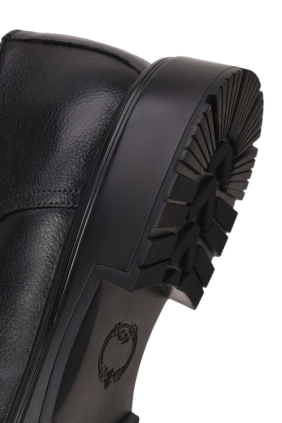 Male Black Lace-Up Leather Casual Shoes