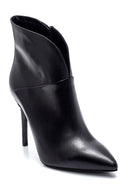 Women's Leather Heeled Boots | Derimod