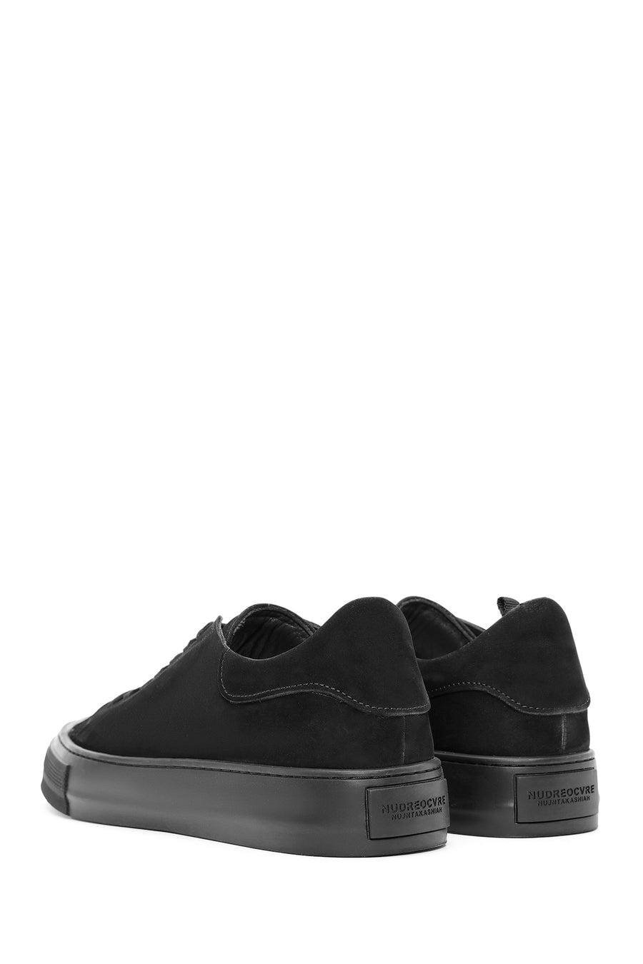 Erkek Siyah Bağcıklı Süet Deri Sneaker