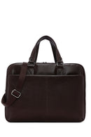 Men's Brown Long Strap Briefcase | Derimod