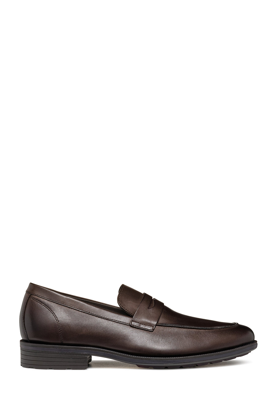 Geox Erkek Kahverengi Decio Deri Klasik Loafer U46H8C00039C6009 | Derimod