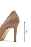 Women's White High Thin Heel Leather Stiletto | Derimod