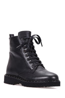 Women's Lace-Up Leather Boots | Derimod