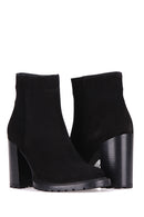 High Heeled Women's Suede Boots | Derimod