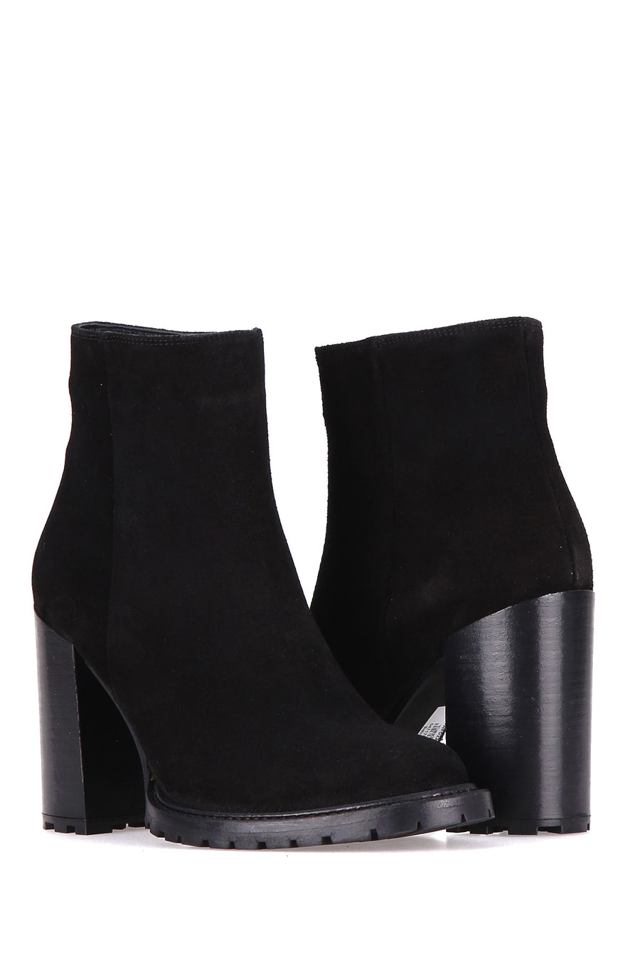 High Heeled Women's Suede Boots