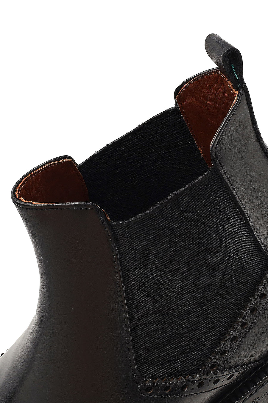 Men's Black Leather Chelsea Boot