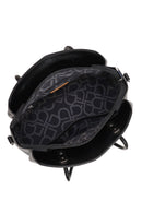 Woman Black Long Strap Printed Shoulder Bag | Derimod