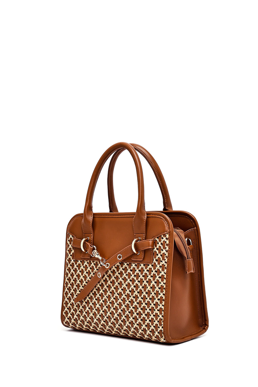 Woman Brown Long Shoulder Bag