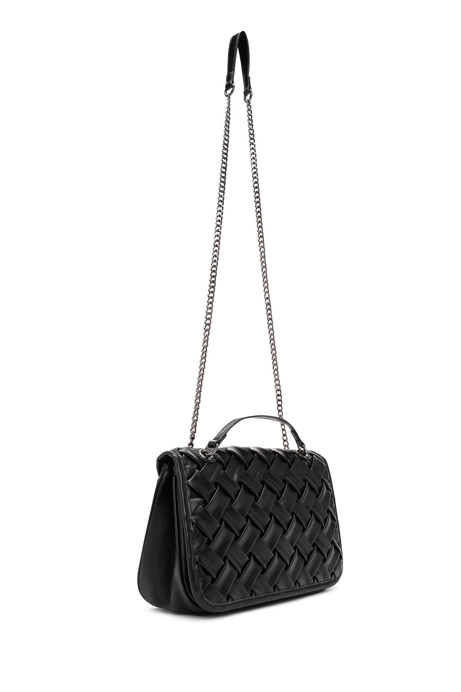 Women's Black Long Strap Crossbody Bag