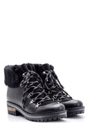 Women's Leather Feather Detailed Boots | Derimod