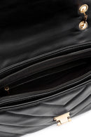 Women's Black Chain Strap Quilted Shoulder Bag | Derimod