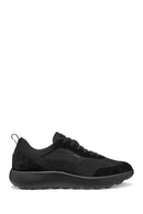 Geox Erkek Siyah U Xtors D -Mesh + Suede Bağcıklı Deri Sneaker | Derimod