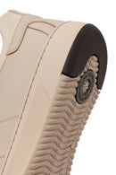 Derimod Fly Male Gray Lace-Up Leather Casual Sneaker | Derimod