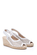 Women's Wedge Heeled Espadrille Shoes | Derimod