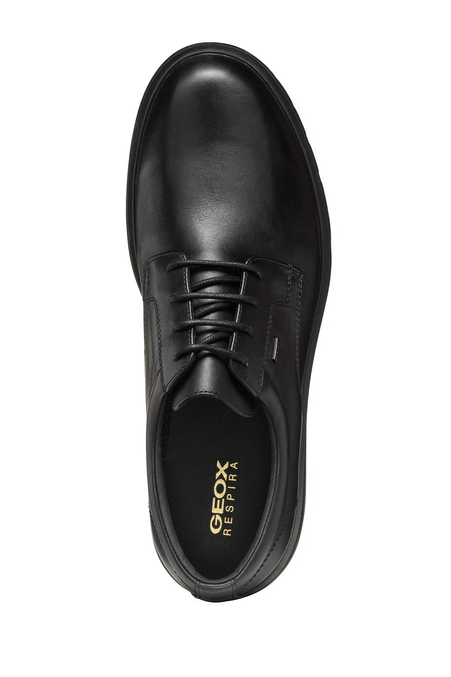 Geox Men Black U Spherica Ec1 B Abx B - Sm.Le Lace-Up Leather Casual Shoes