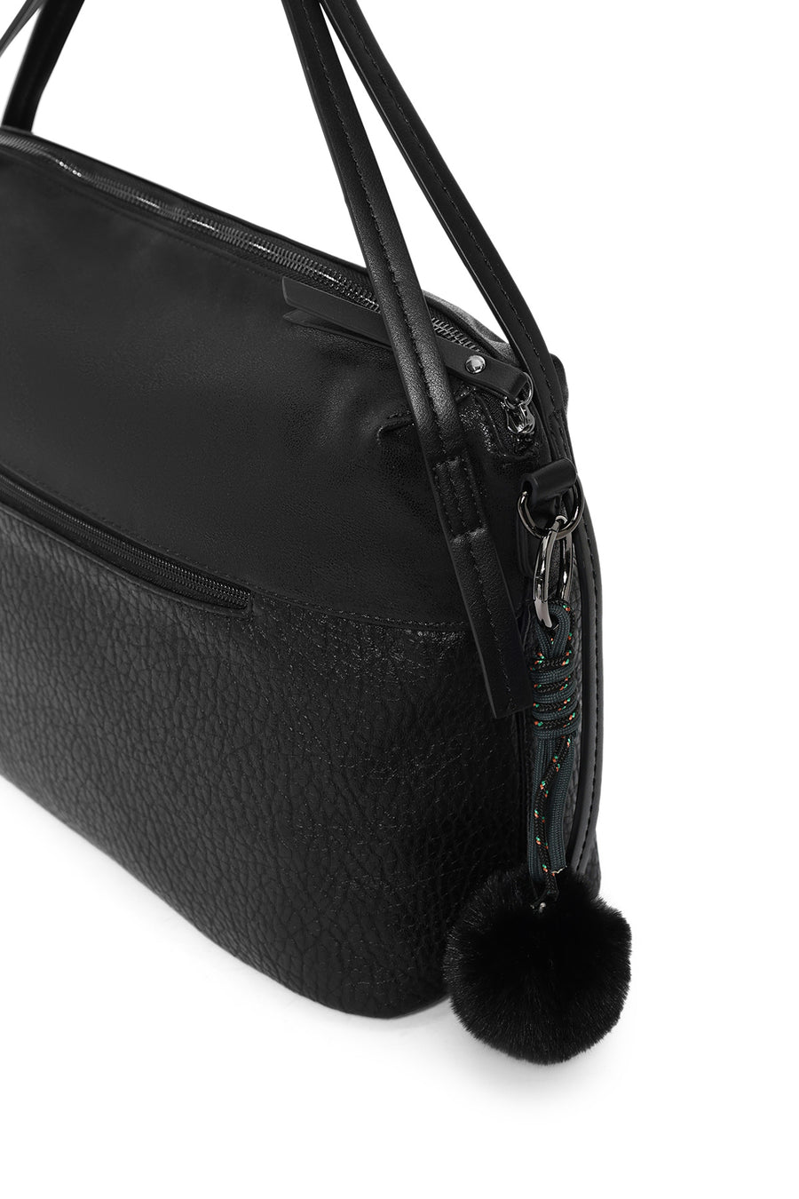 Women's Black Long Strap Shoulder Bag