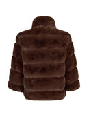 Dolomiti Woman Brown Short Teddy Coats | Derimod