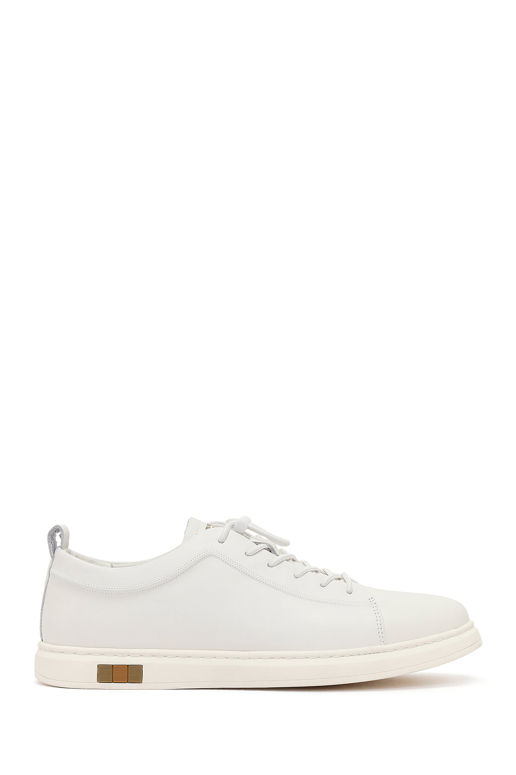 Erkek Beyaz Deri Sneaker