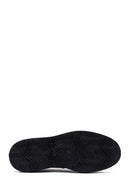 Men's Black Lace-Up Thick-Soled Leather Casual Shoes | Derimod