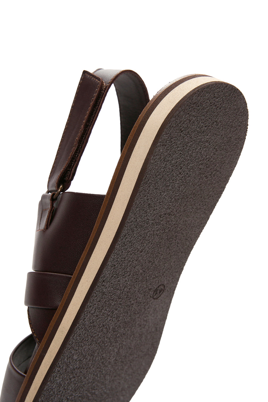 Men's Brown Strappy Leather Sandals