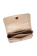 Women's Beige Printed Long Strap Crossbody Bag | Derimod