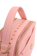 Women's Powder Pink Studded Crossbody Bag | Derimod
