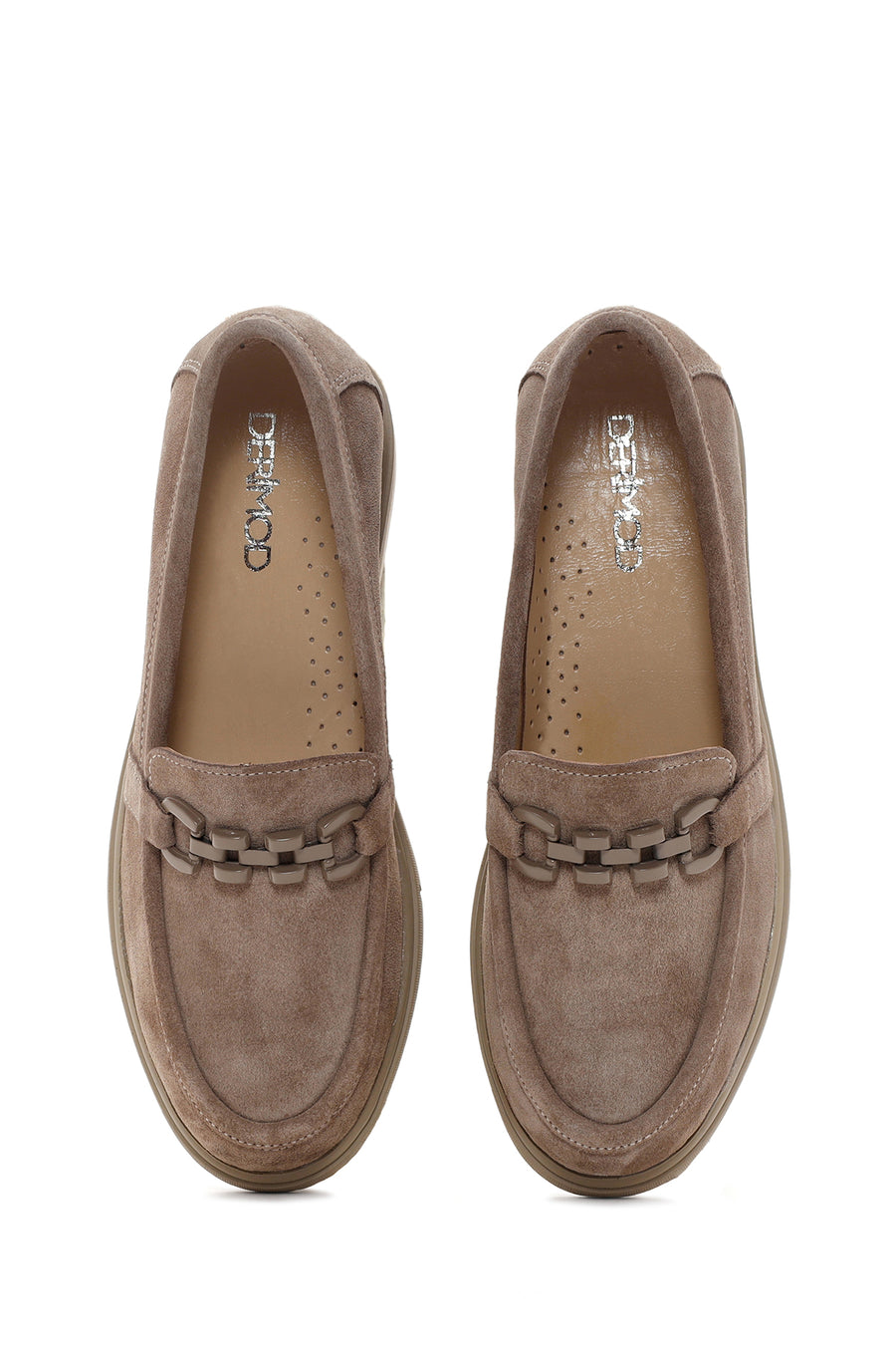 Women's Mink Suede Leather Buckle Comfort Casual Loafer