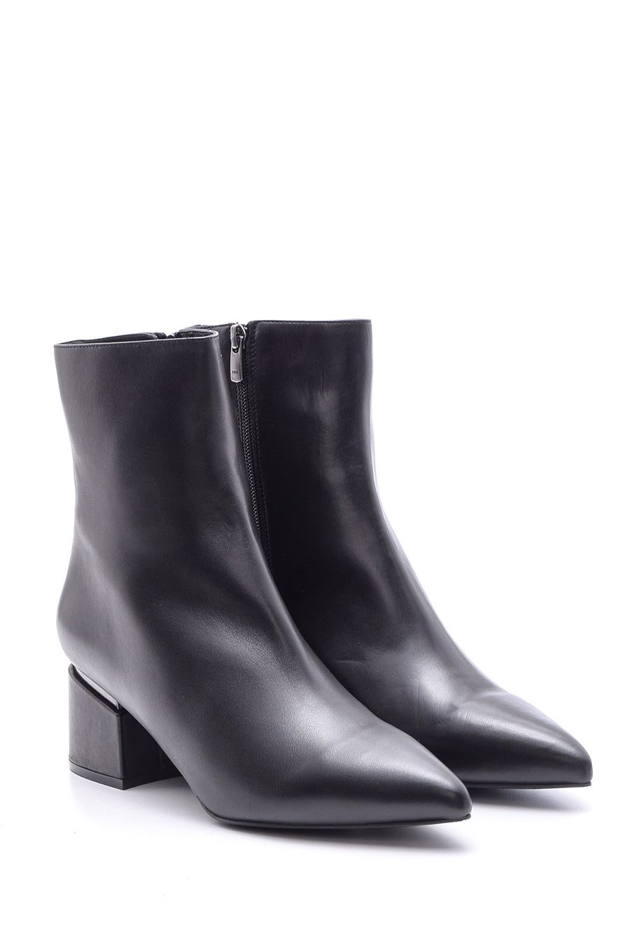 Women's Heeled Leather Boots
