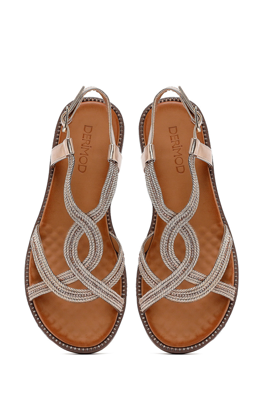 Woman Pink Stone Sandals