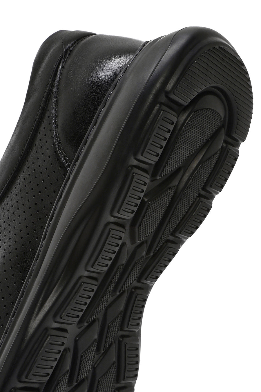 Men's Black Lace-up Leather Casual Shoes