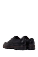 Male Black Lace-up Leather Casual Shoes | Derimod