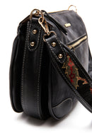 Women's Black Strap Shoulder Bag | Derimod