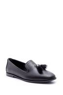 Women's Feather Detailed Leather Loafer | Derimod