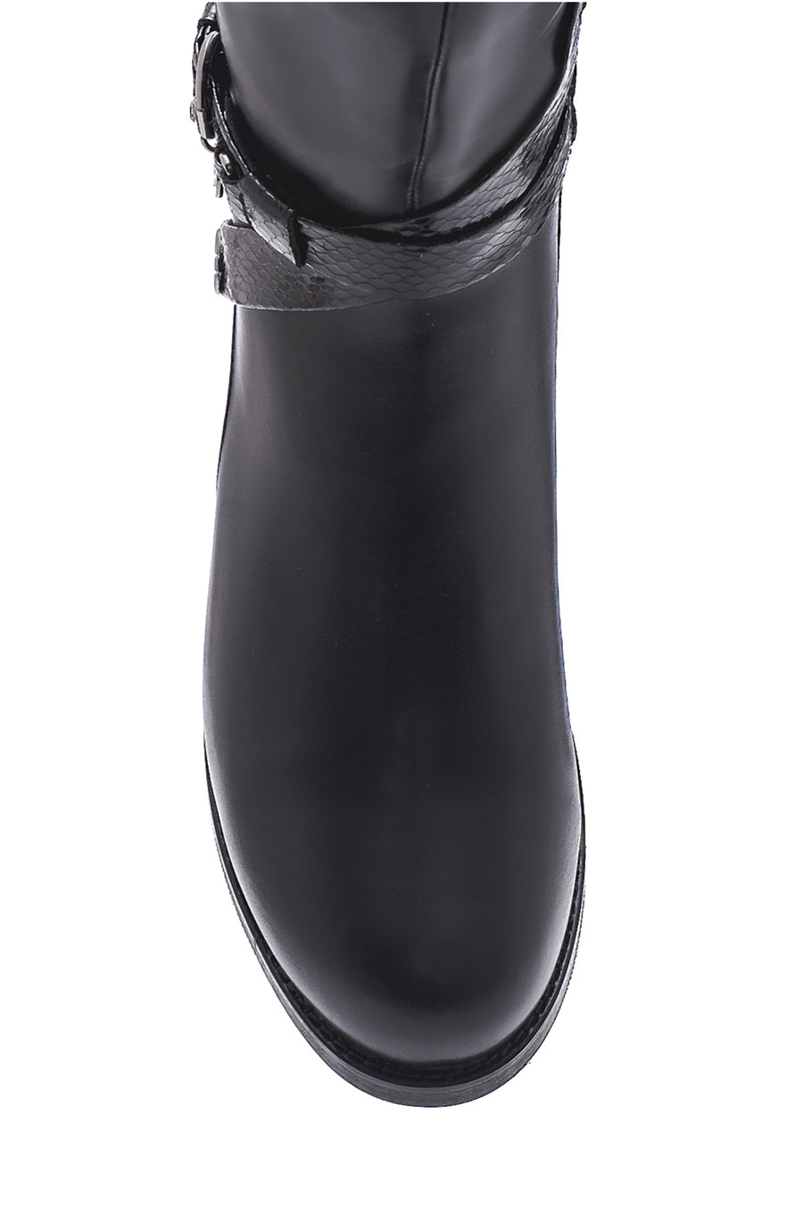 Women's Casual Buckle Detailed Boots