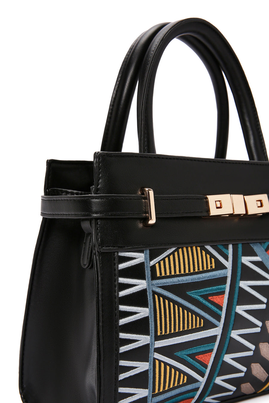 Women's Black Long Strap Shoulder Bag