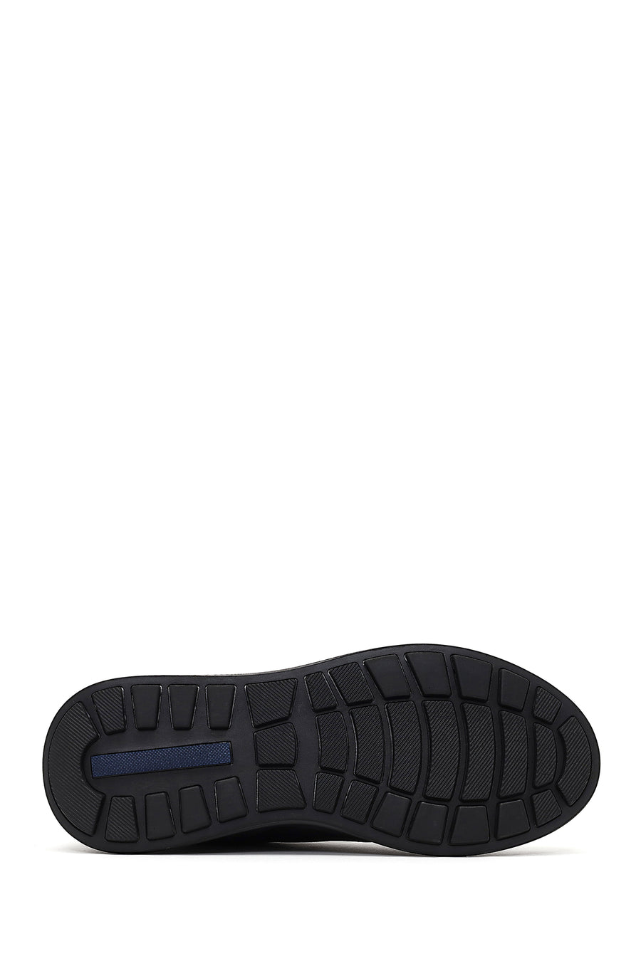 Male Black Lace-Up Leather Sneaker