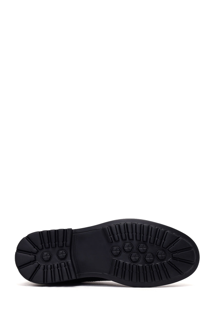 Male Black Lace-Up Leather Casual Shoes
