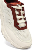 Derimod Studio Women's White Lace-Up Thick-Soled Sneaker | Derimod